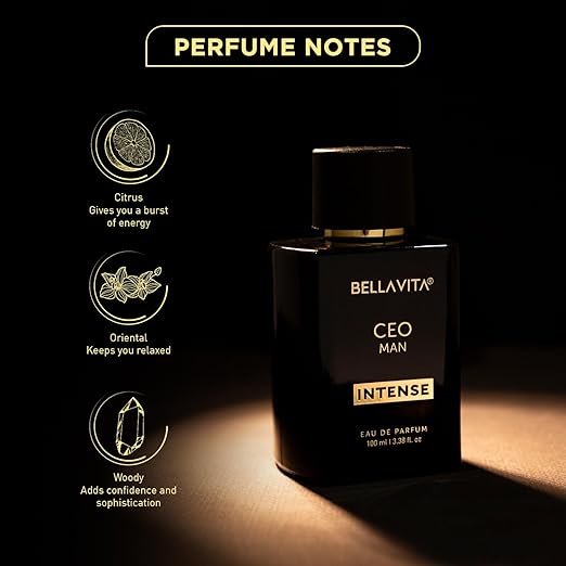 Bella Vita Luxury CEO Men Intense Long Lasting Perfume for Man | EDP 100ml | Bergamot, Lavender & Orchid | Citrus, Woody and Musky Premium Fragrance Scent - Image 3